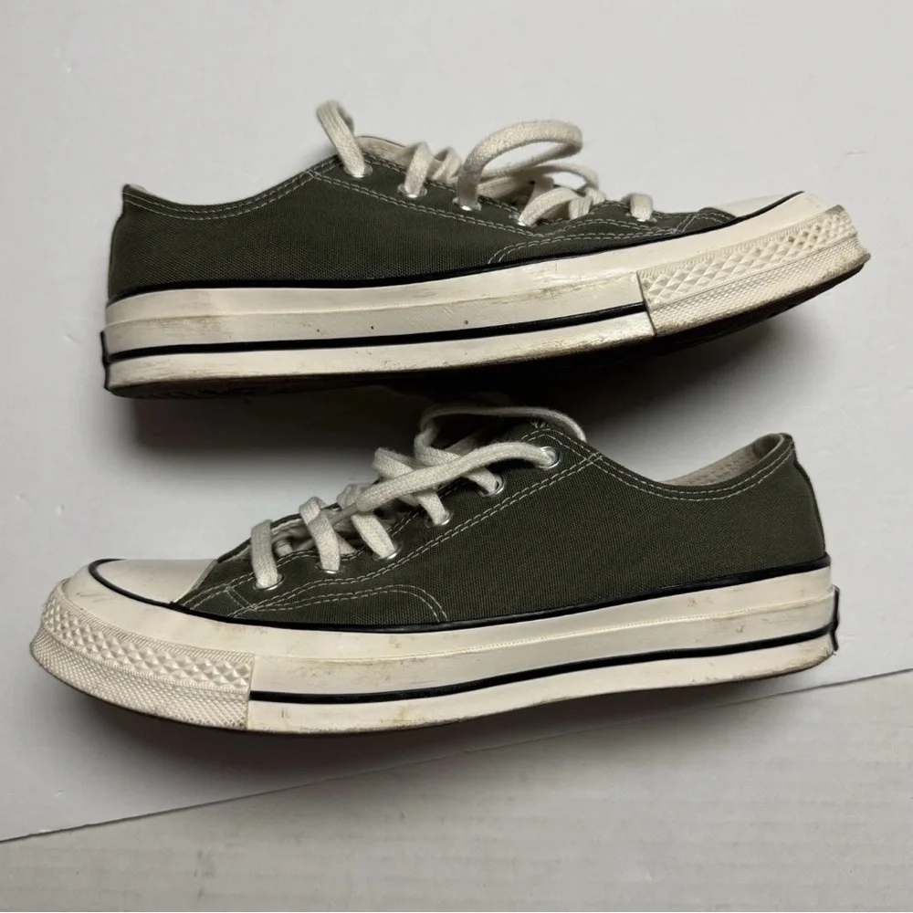 Converse Chuck 70 Low Ox Unisex Sneakers In Utility Green M = 8, W= 10 Runs Big - Picture 4 of 10